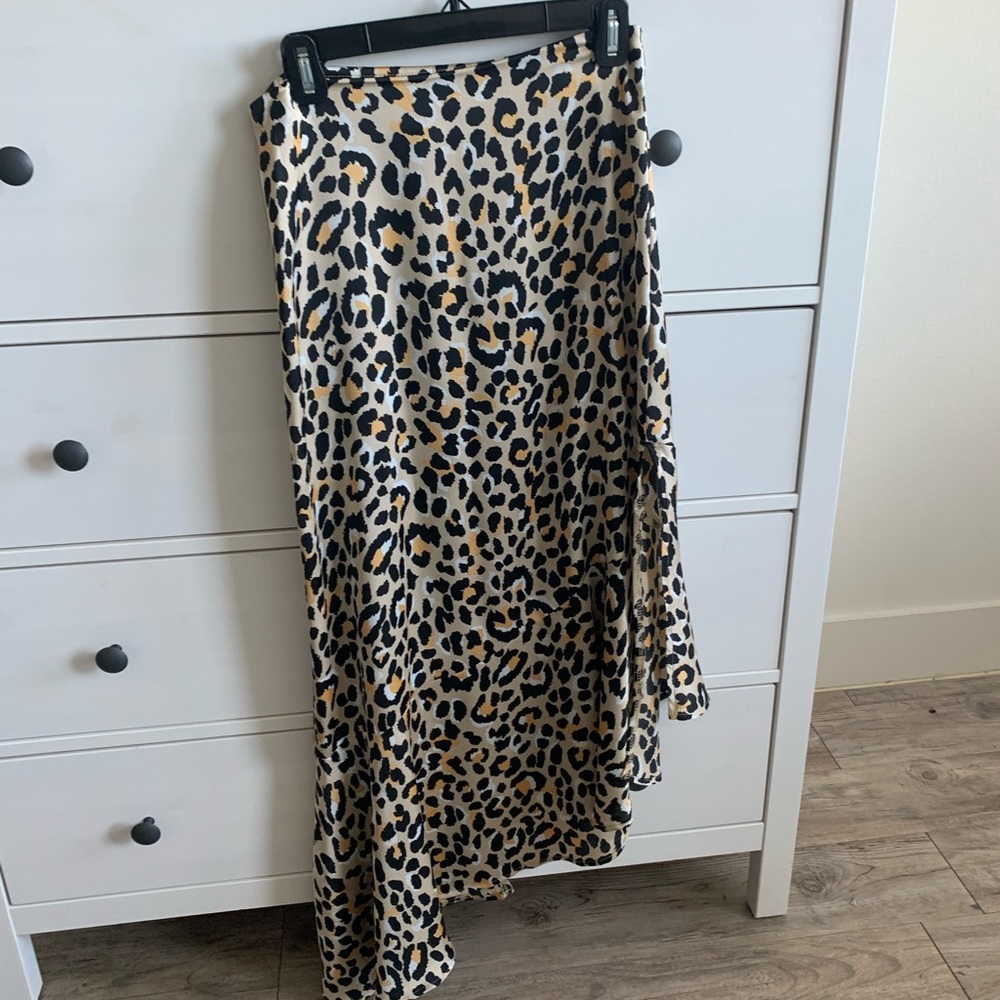 Cheetah long skirt